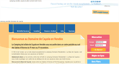 Desktop Screenshot of camping-vendee-cayola.com